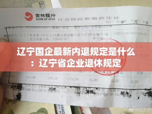 辽宁国企最新内退规定是什么：辽宁省企业退休规定 