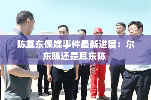 陈耳东保媒事件最新进展：尔东陈还是耳东陈 
