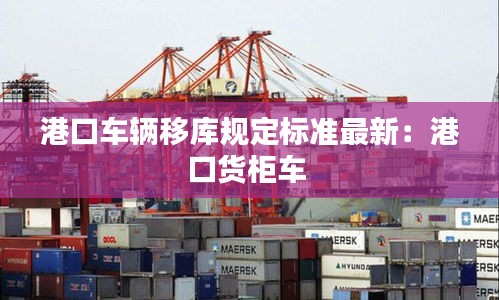 港口车辆移库规定标准最新：港口货柜车 