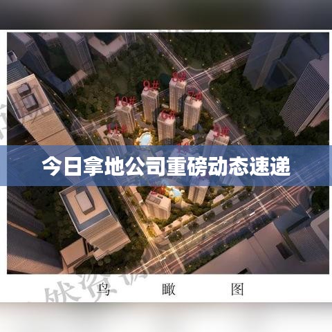 今日拿地公司重磅动态速递