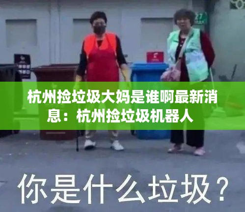 杭州捡垃圾大妈是谁啊最新消息：杭州捡垃圾机器人 