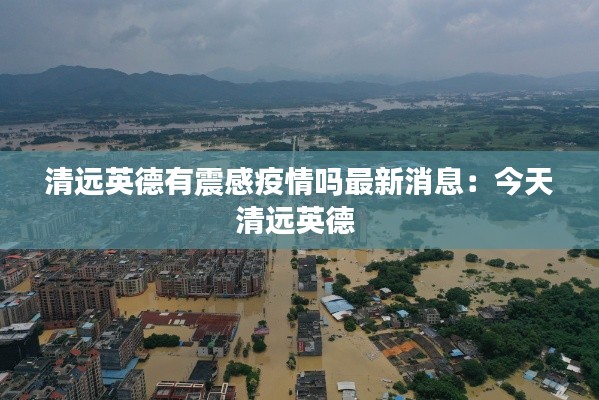 清远英德有震感疫情吗最新消息：今天清远英德 