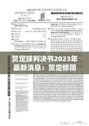 贺定球判决书2023年最新消息：贺定修简历 