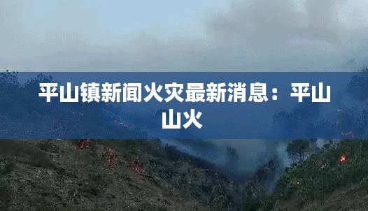 平山镇新闻火灾最新消息：平山山火 