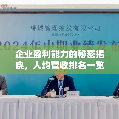 企业盈利能力的秘密揭晓，人均营收排名一览表！