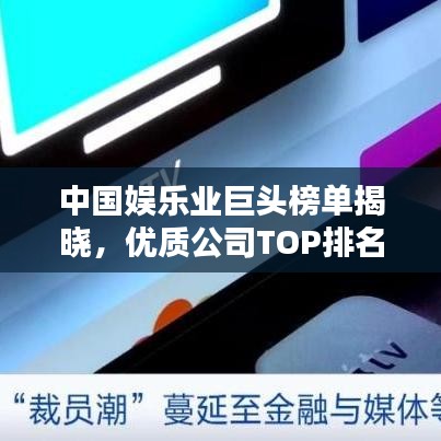 中国娱乐业巨头榜单揭晓，优质公司TOP排名