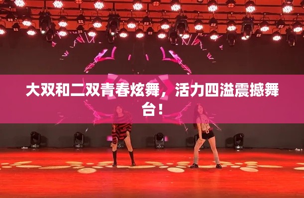 大双和二双青春炫舞，活力四溢震撼舞台！