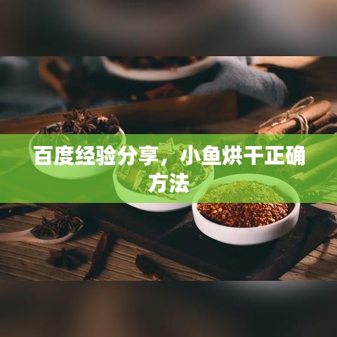 百度经验分享，小鱼烘干正确方法