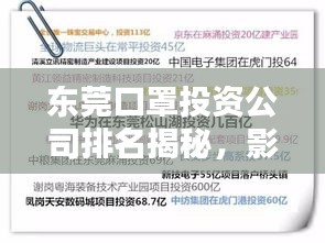 东莞口罩投资公司排名揭秘，影响力深度解析