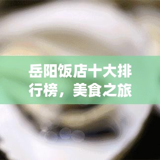 岳阳饭店十大排行榜，美食之旅的绝佳之选