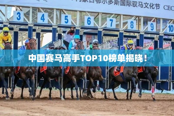 中国赛马高手TOP10榜单揭晓！
