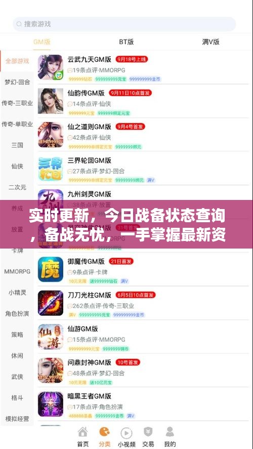 实时更新，今日战备状态查询，备战无忧，一手掌握最新资讯