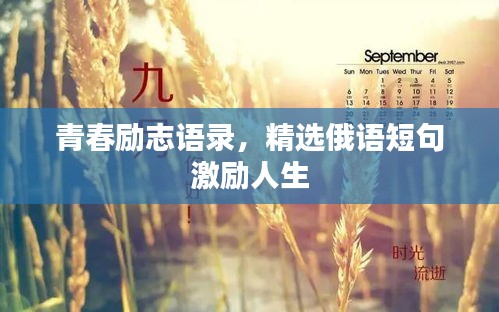 青春励志语录，精选俄语短句激励人生