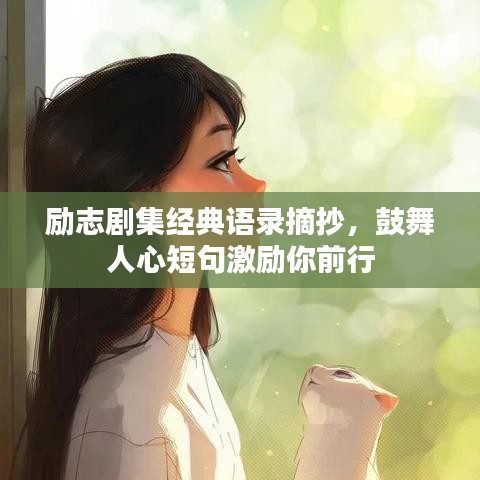 励志剧集经典语录摘抄，鼓舞人心短句激励你前行