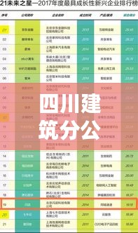 四川建筑分公司排名榜单揭晓，TOP企业大比拼！