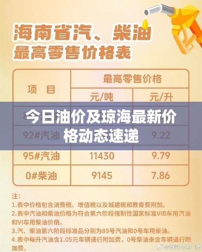 今日油价及琼海最新价格动态速递