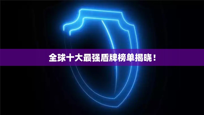 全球十大最强盾牌榜单揭晓！