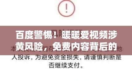 百度警惕！暖暖爱视频涉黄风险，免费内容背后的警示