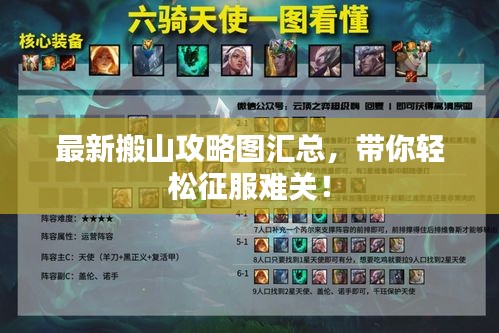 最新搬山攻略图汇总，带你轻松征服难关！