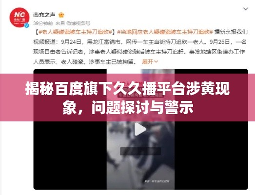 揭秘百度旗下久久播平台涉黄现象，问题探讨与警示