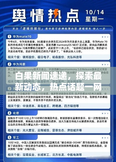 白果新闻速递，探索最新动态，热点话题一网打尽