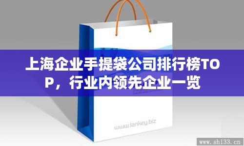 上海企业手提袋公司排行榜TOP，行业内领先企业一览