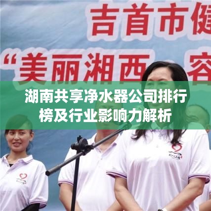 湖南共享净水器公司排行榜及行业影响力解析