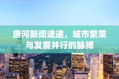 唐河新闻速递，城市繁荣与发展并行的脉搏