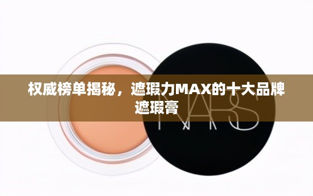 权威榜单揭秘，遮瑕力MAX的十大品牌遮瑕膏