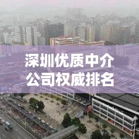 深圳优质中介公司权威排名榜单揭晓！