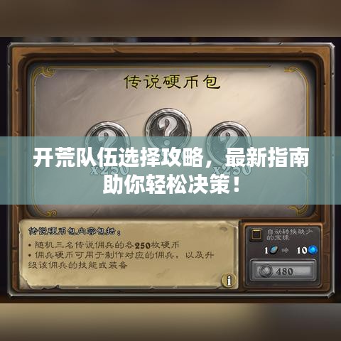 开荒队伍选择攻略，最新指南助你轻松决策！
