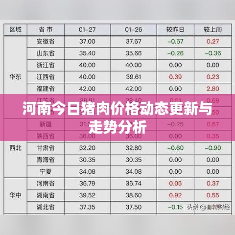河南今日猪肉价格动态更新与走势分析
