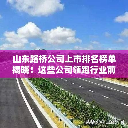 山东路桥公司上市排名榜单揭晓！这些公司领跑行业前列