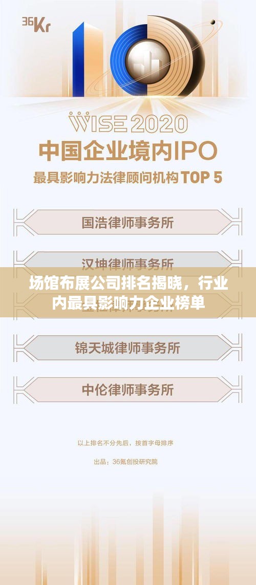 场馆布展公司排名揭晓，行业内最具影响力企业榜单