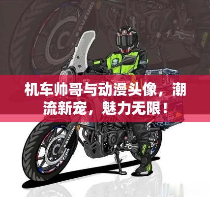 机车帅哥与动漫头像，潮流新宠，魅力无限！