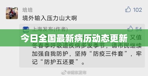 今日全国最新病历动态更新