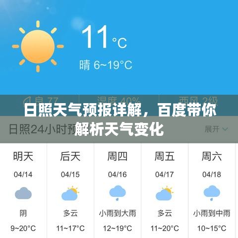 日照天气预报详解，百度带你解析天气变化