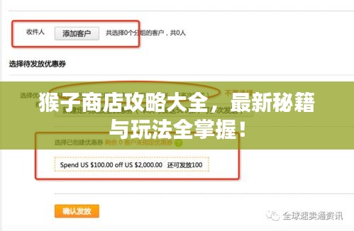猴子商店攻略大全，最新秘籍与玩法全掌握！