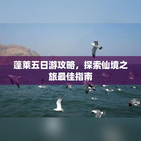 蓬莱五日游攻略，探索仙境之旅最佳指南