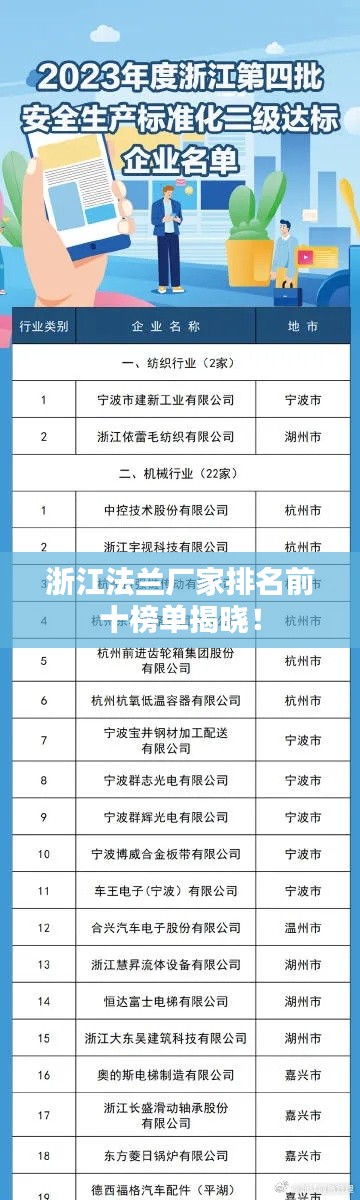 浙江法兰厂家排名前十榜单揭晓！