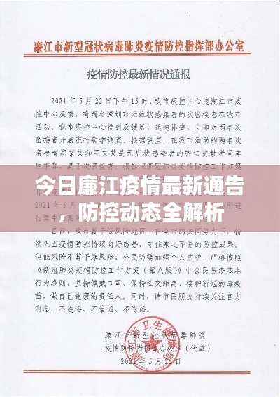 今日廉江疫情最新通告，防控动态全解析
