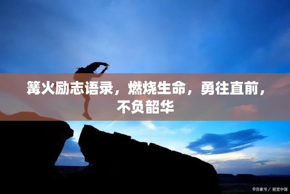 篝火励志语录，燃烧生命，勇往直前，不负韶华