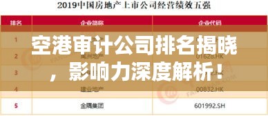 空港审计公司排名揭晓，影响力深度解析！