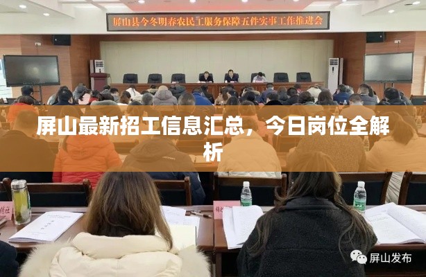 屏山最新招工信息汇总，今日岗位全解析