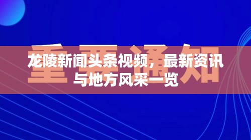 龙陵新闻头条视频，最新资讯与地方风采一览
