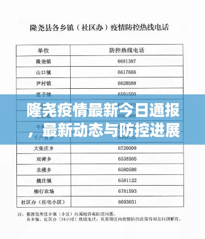隆尧疫情最新今日通报，最新动态与防控进展