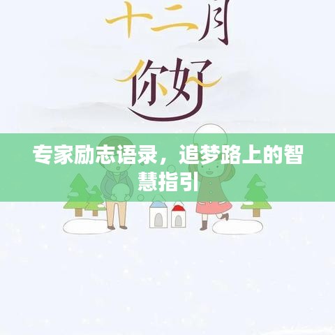 专家励志语录，追梦路上的智慧指引