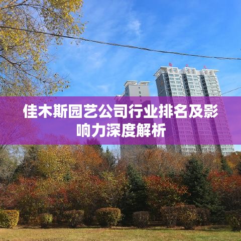 佳木斯园艺公司行业排名及影响力深度解析