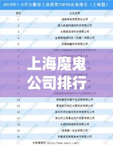 上海魔鬼公司排行榜TOP未知，揭秘行业巨头