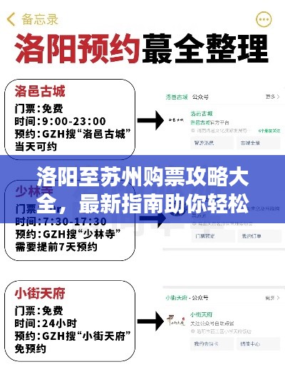 洛阳至苏州购票攻略大全，最新指南助你轻松出行